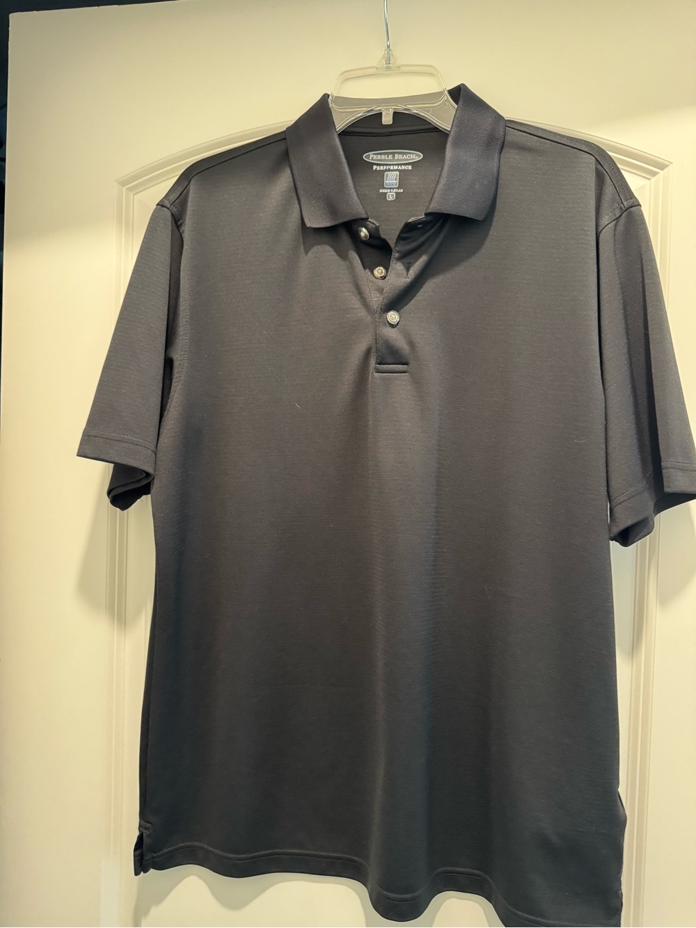 Pebble Beach Performance Polo Shirt - Black